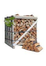Kaminholz & Brennholz gemischt – Hartholz & Weichholz 25 cm | 500 kg Pakete – Bild 2
