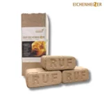 Holzbriketts RUF Hartholz Eiche – 960 kg Palette (96×10 kg) – Bild 3