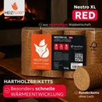 Nestro Hartholz Holzbriketts | Palette 96×10 kg 960 kg – Bild 2