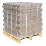 Nestro Hartholzbriketts rund Briketts Buche Eiche Brennholz 2880kg 3 Paletten